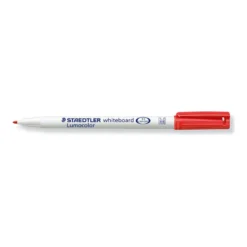 Whiteboardpenna Staedtler Lumocolor, röd, 1,0 mm rund spets