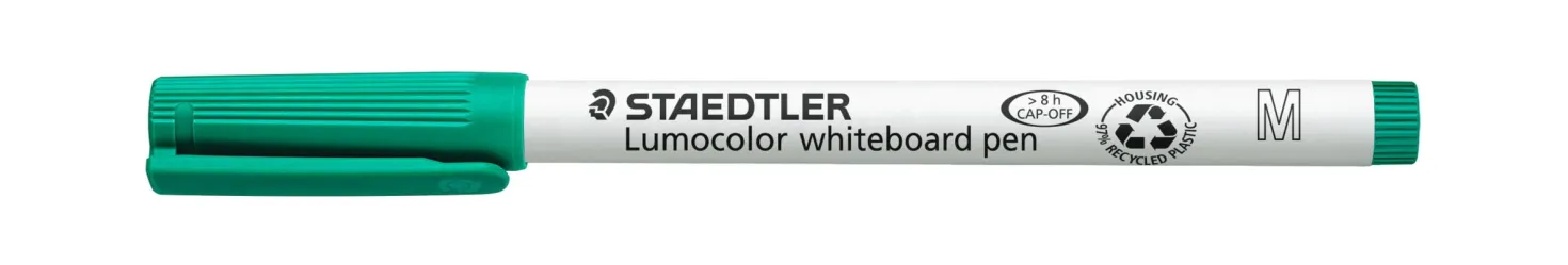 Whiteboardpenna Staedtler Lumocolor 301, grön, 1 mm