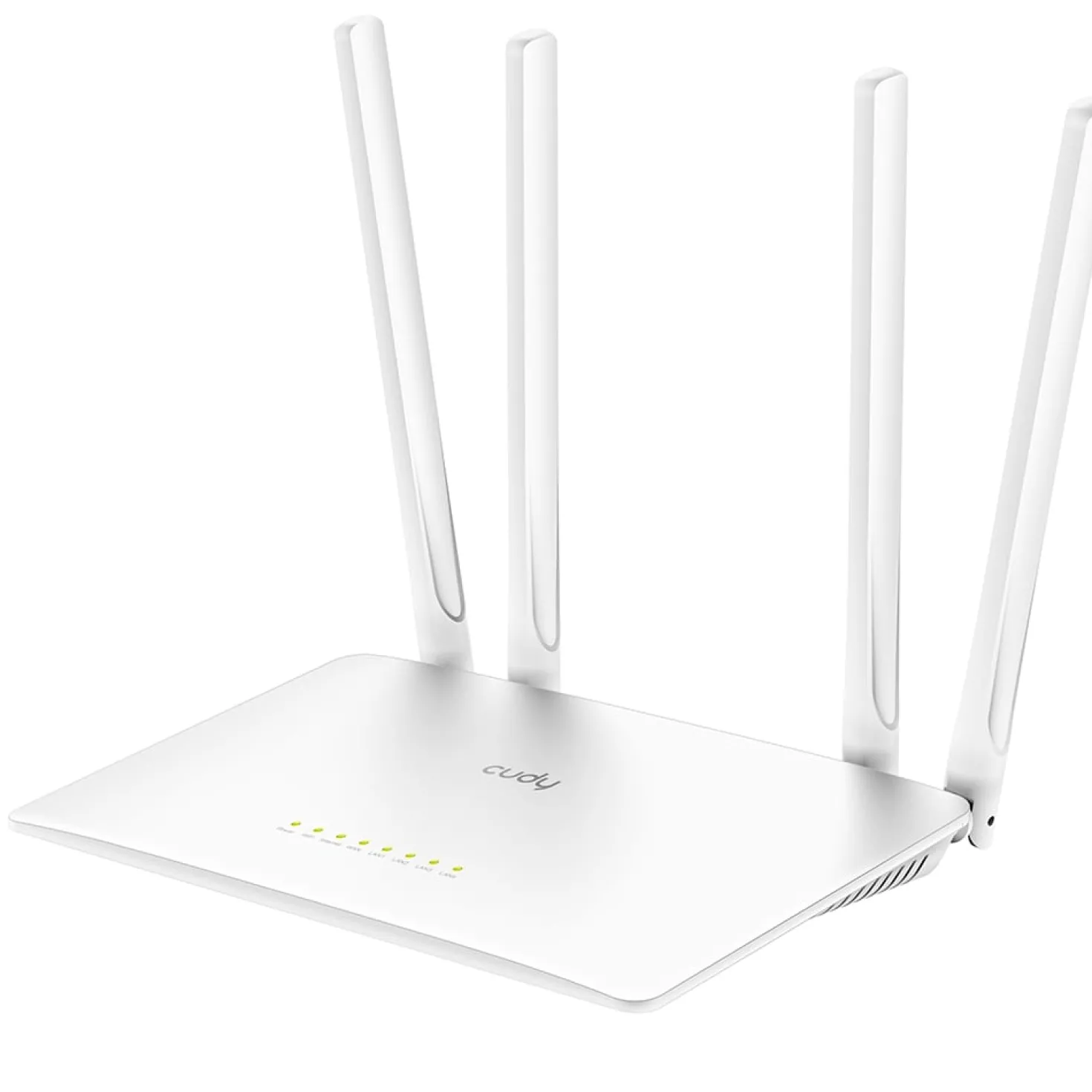 Wi-Fi Router CUDY WR1200 AC1200, dubbelband, 4 antenner