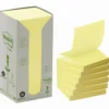 Z-block Post-it Recycled Gul, 76x76mm, 16 block